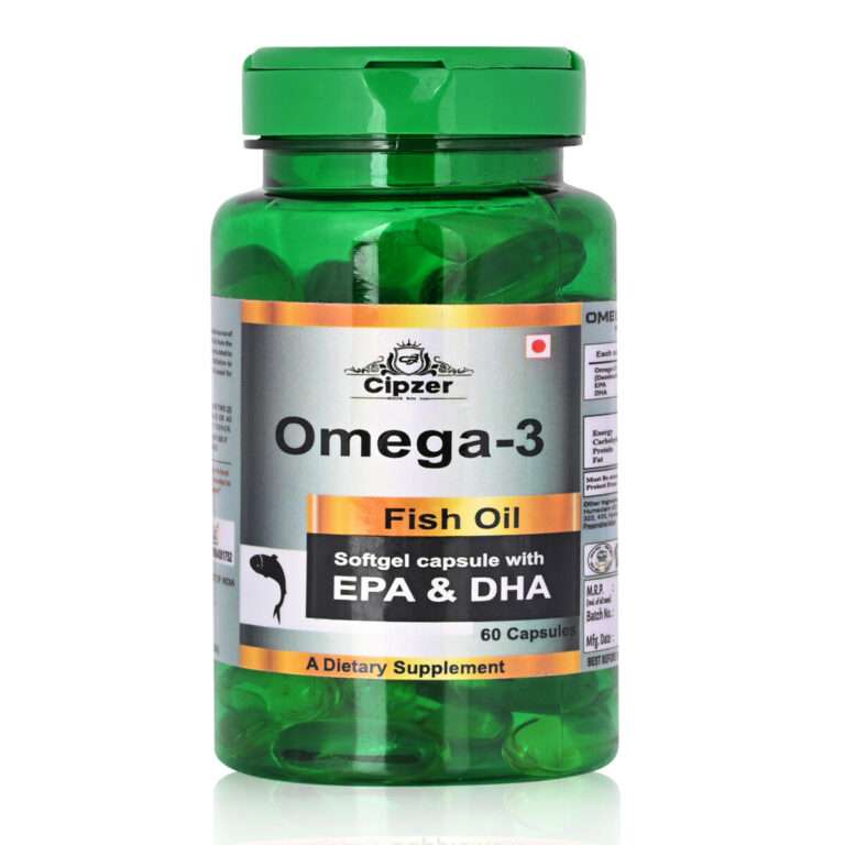 CIPZER OMEGA3 FISH OIL SOFT GEL 1000 Mg, 60 CAPSULE Buy Medicines Thanksayurveda